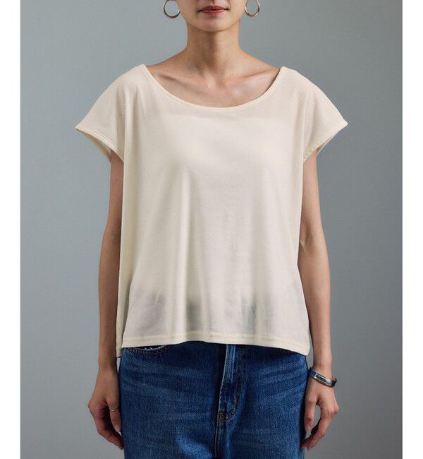 SALON adam et rope'「【WEB限定】マルチウェイベロアタッチレイヤードプルオーバー」|Tシャツ・カットソー|