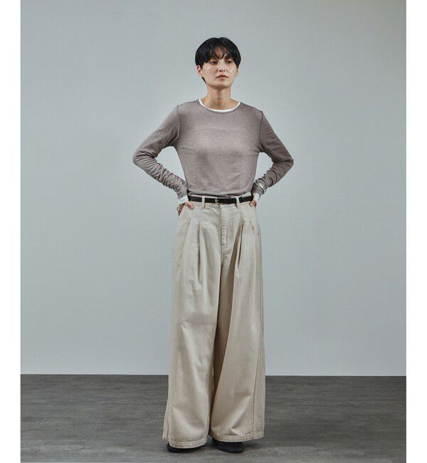 SALON adam et rope'「ブロークンツイル デニムパンツ」|デニム|