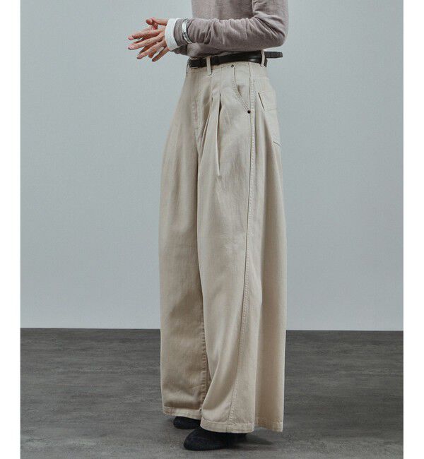 SALON adam et rope'「ブロークンツイル デニムパンツ」|デニム|