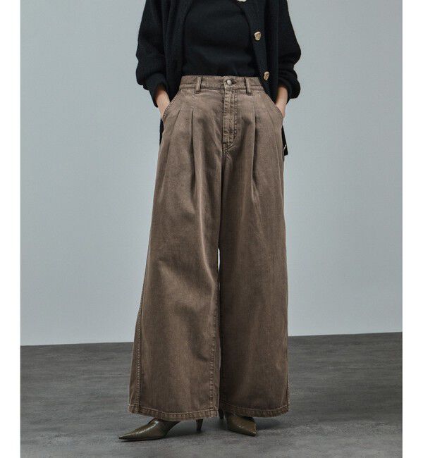 SALON adam et rope'「ブロークンツイル デニムパンツ」|デニム|