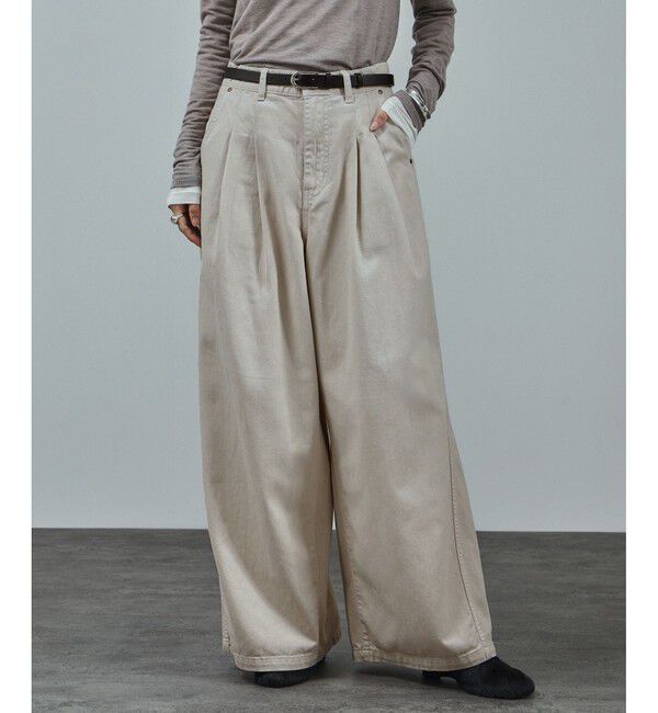 SALON adam et rope'「ブロークンツイル デニムパンツ」|デニム|オフホワイト(15)