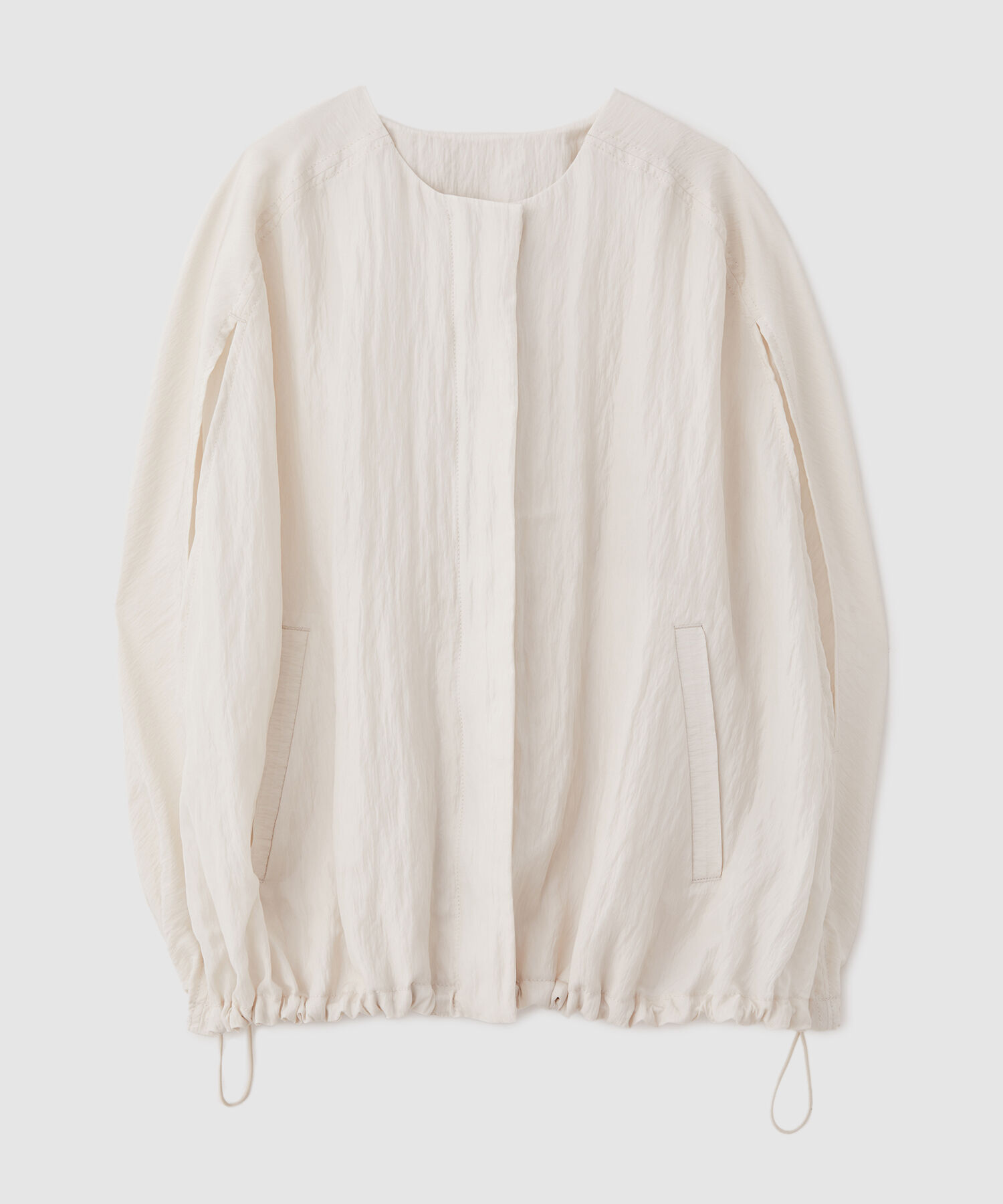 ROPE「ナイロンレーヨンバルーンケープ」|ポンチョ・ケープ|ホワイト(10)