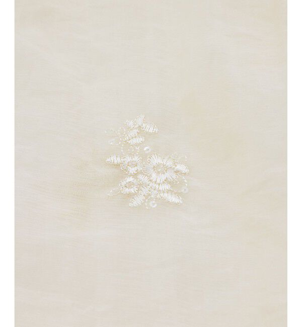 VIS「【WEB限定】花柄刺繍シャイニーシアーシャツ」|シャツ・ブラウス|