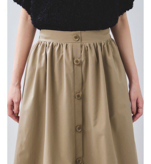 VIS「【WEB限定】フロントボタンフレアスカート」|スカート|
