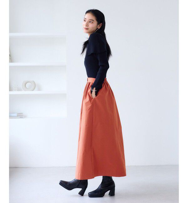 VIS「【WEB限定】フロントボタンフレアスカート」|スカート|