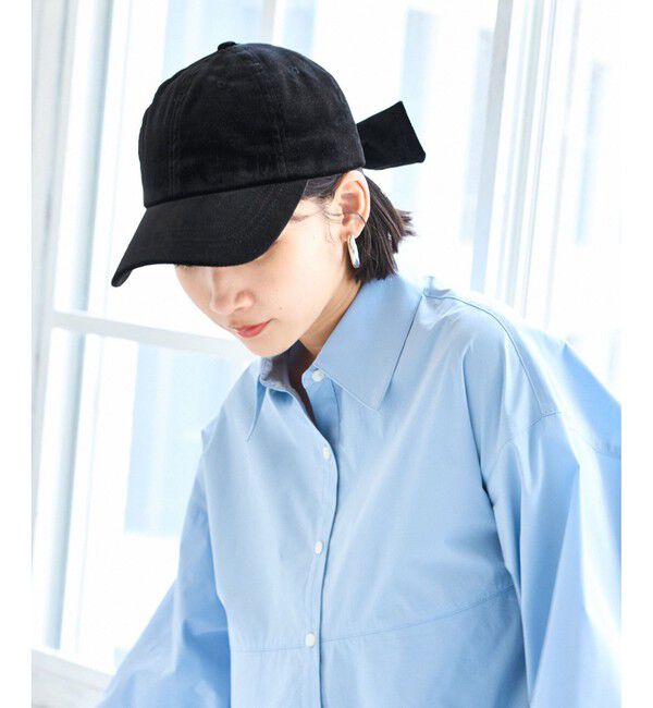 VIS「バックリボンベロアキャップ」|キャップ・キャスケット|