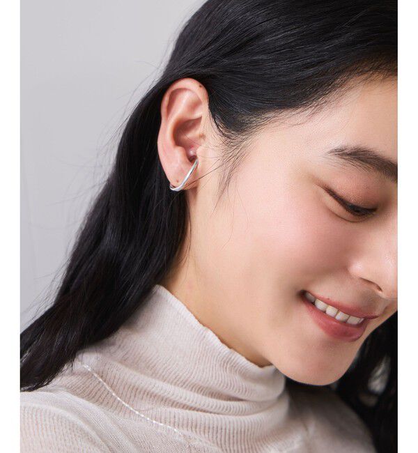 VIS「2WAYスウィングラインパールイヤーカフ」|イヤリング|