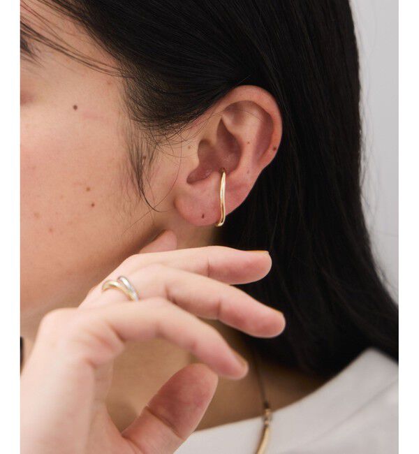 VIS「2WAYスウィングラインパールイヤーカフ」|イヤリング|