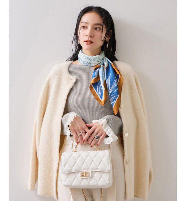 VIS「袖口レース編みニットプルオーバー」|ニット・セーター|