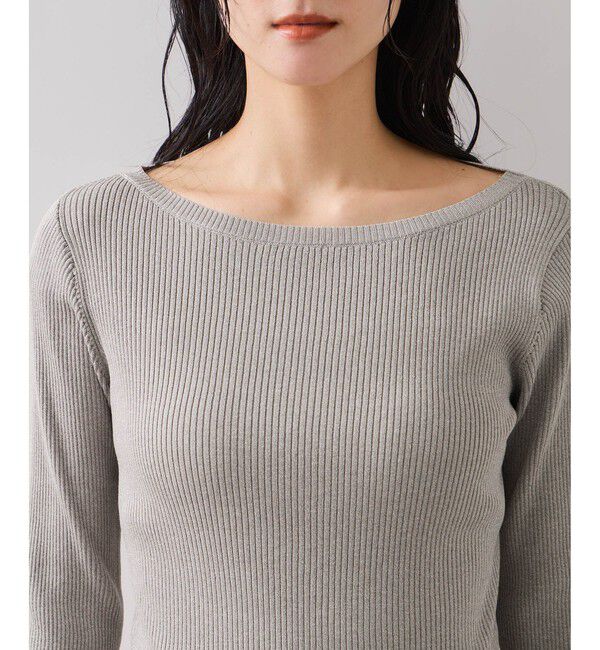 VIS「袖口レース編みニットプルオーバー」|ニット・セーター|