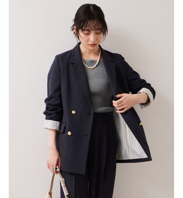 VIS「【美得】スクエアネックニットプルオーバー」|ニット・セーター|