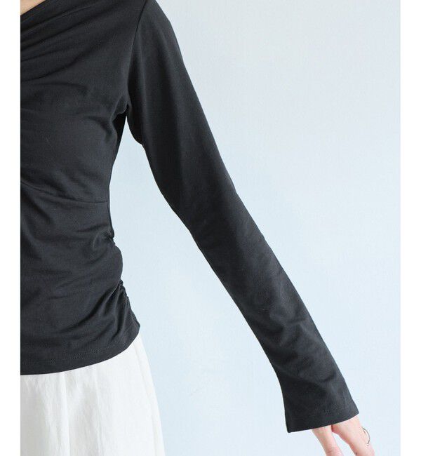 VIS「シャーリングギャザーカットソー」|Tシャツ・カットソー|