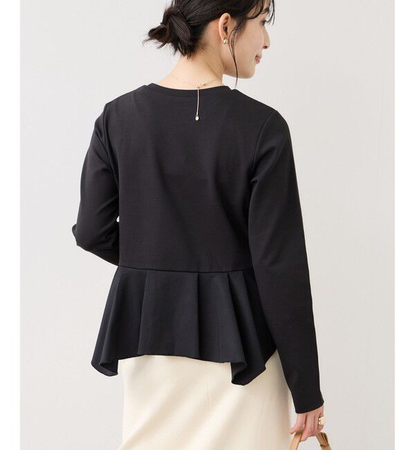 VIS「イレギュラーヘムペプラムカットソープルオーバー」|Tシャツ・カットソー|