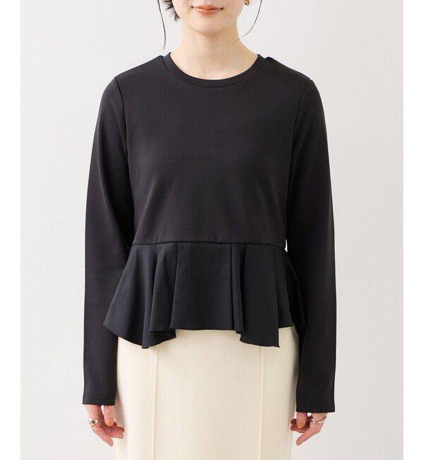 VIS「イレギュラーヘムペプラムカットソープルオーバー」|Tシャツ・カットソー|