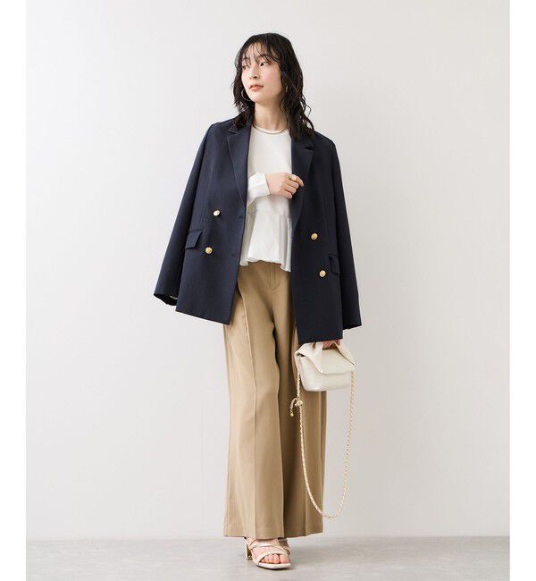 VIS「イレギュラーヘムペプラムカットソープルオーバー」|Tシャツ・カットソー|