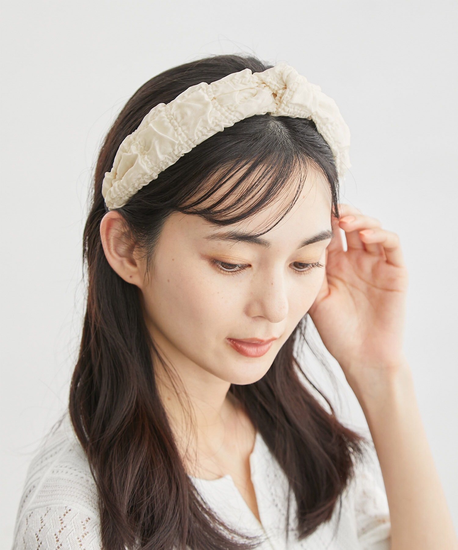 ROPE PICNIC PASSAGE「ポコポコジャガードカチューシャ」|カチューシャ|