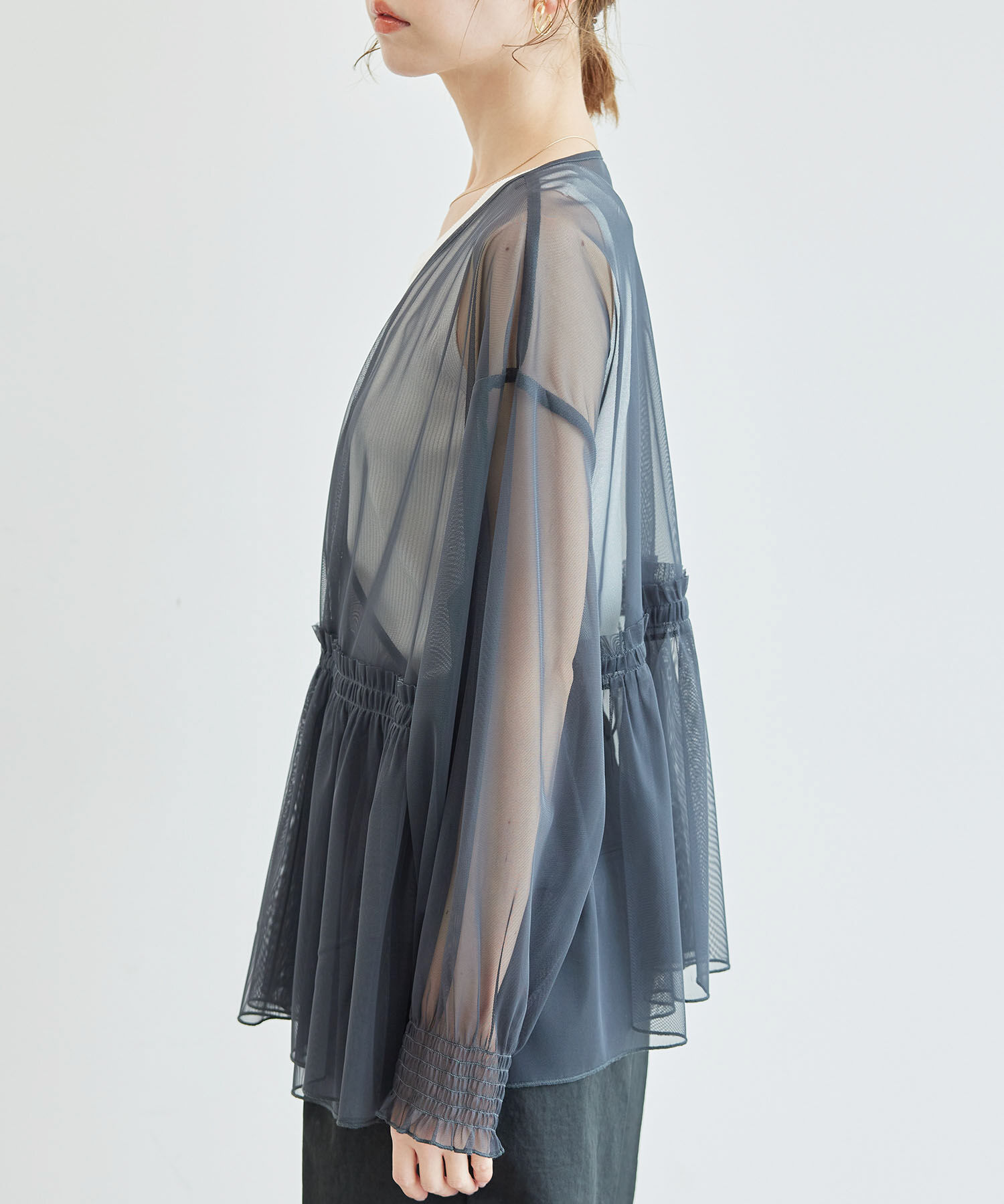 Rope&rsquo;Picnic「チュールカシュクールカーディガン」|カーディガン|