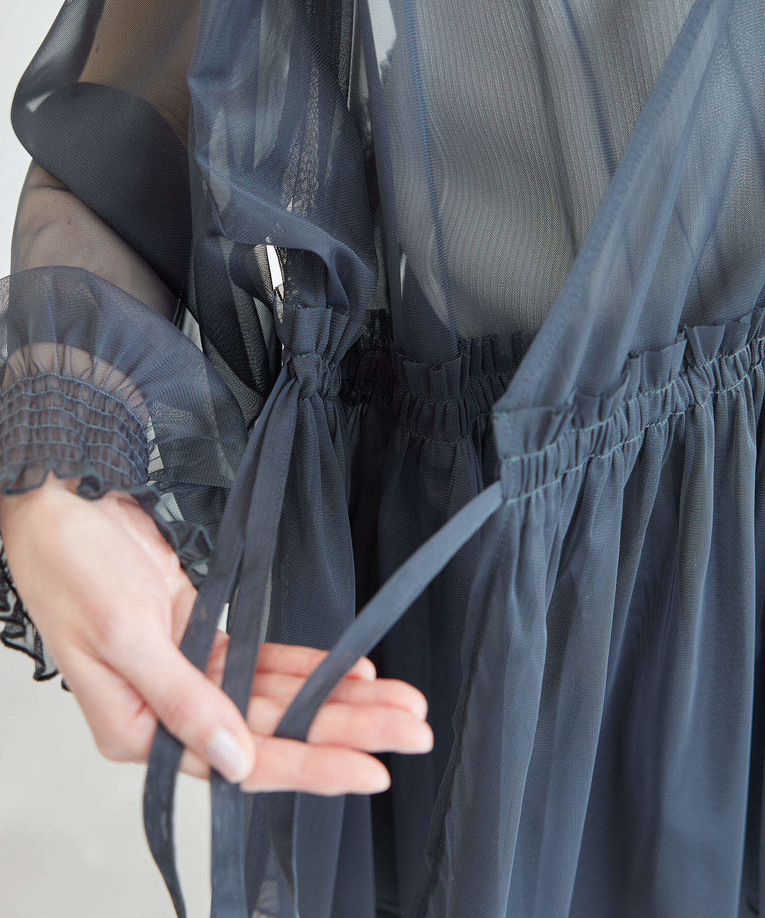 Rope&rsquo;Picnic「チュールカシュクールカーディガン」|カーディガン|