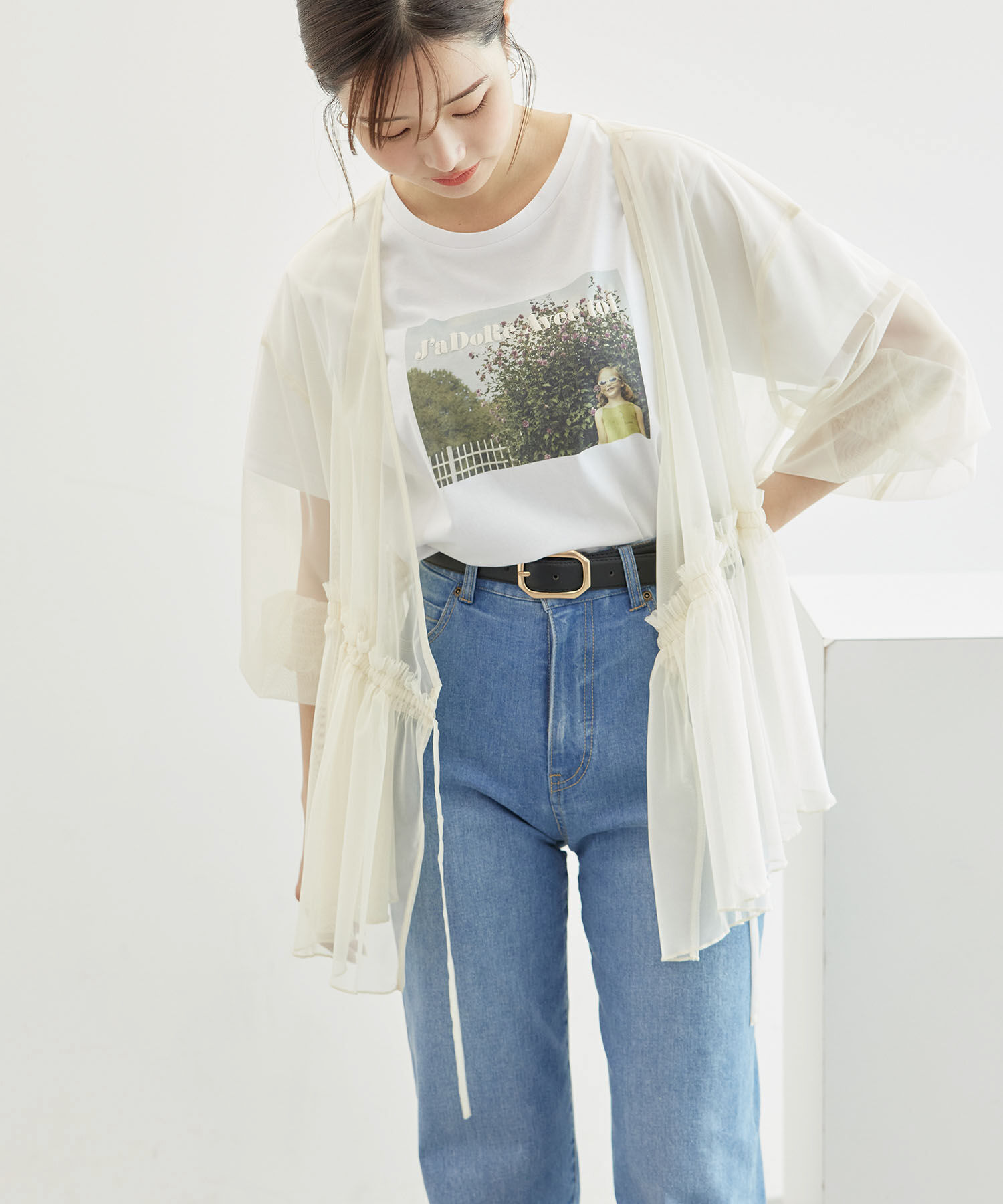 Rope&rsquo;Picnic「チュールカシュクールカーディガン」|カーディガン|キナリ(16)