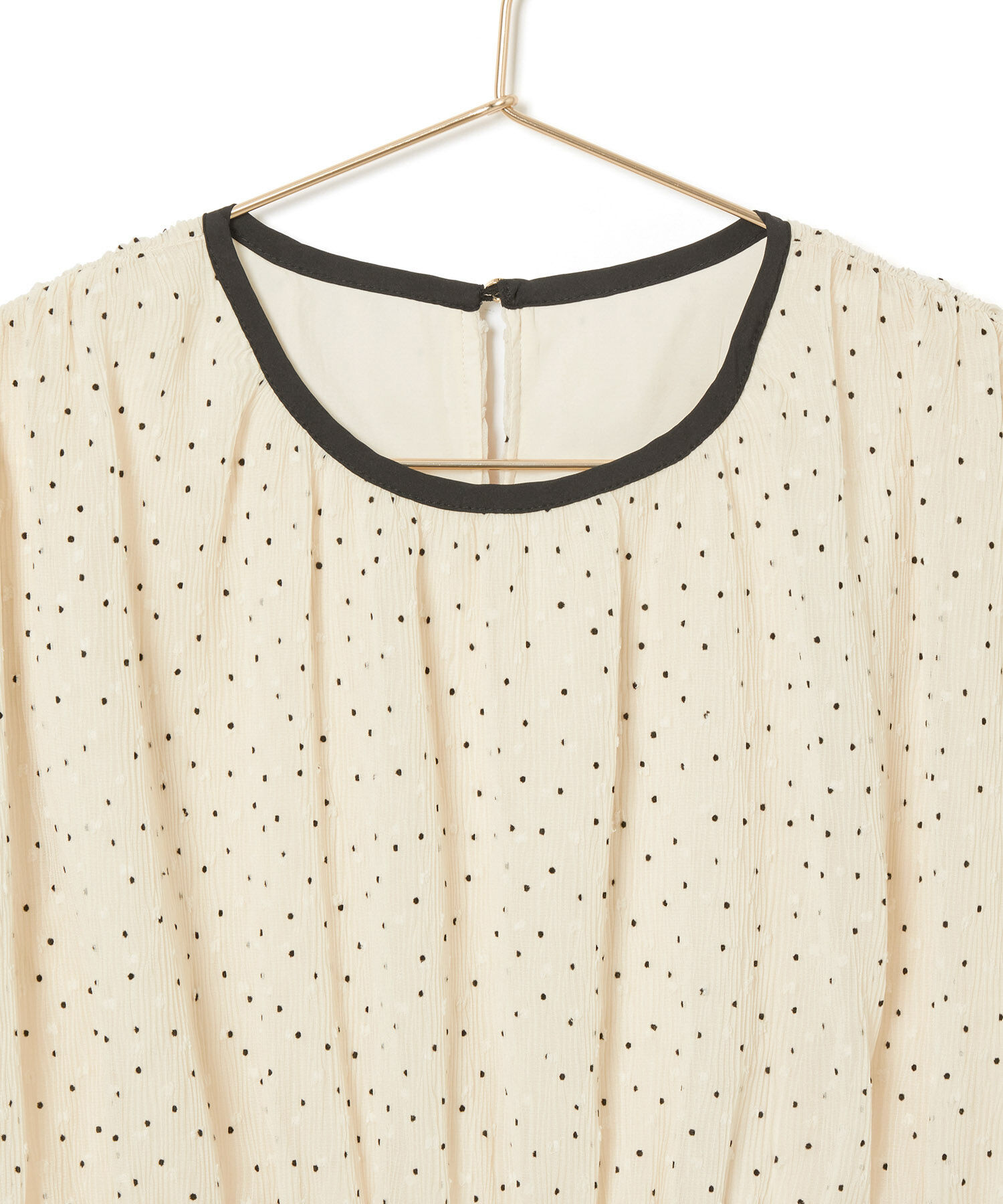 Rope&rsquo;Picnic「シャーリングドットブラウス」|シャツ・ブラウス|