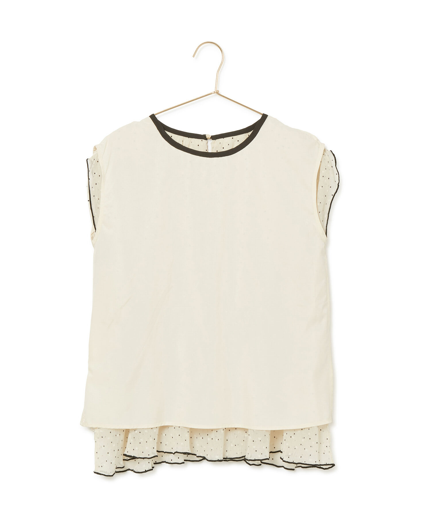 Rope&rsquo;Picnic「シャーリングドットブラウス」|シャツ・ブラウス|