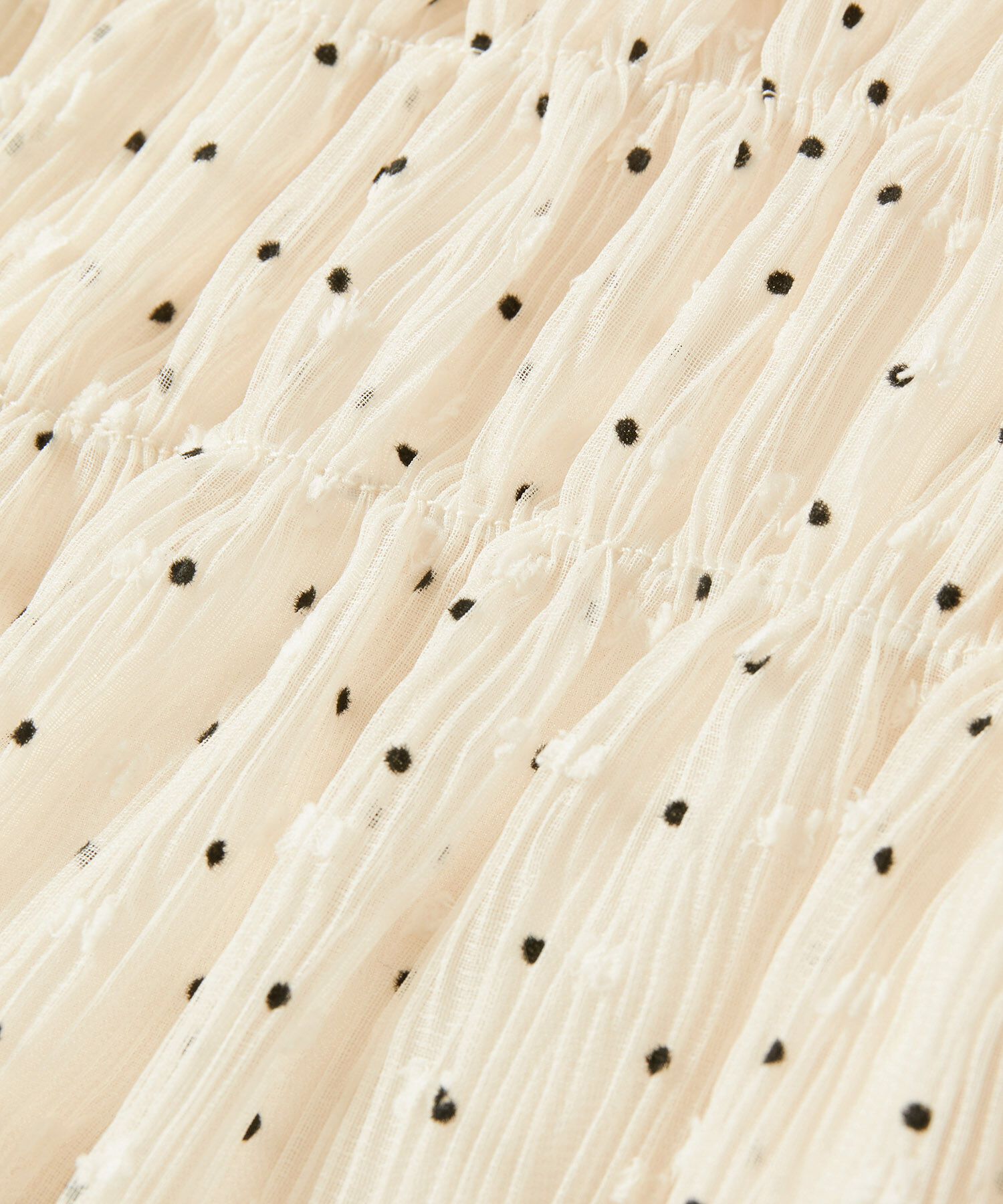 Rope&rsquo;Picnic「シャーリングドットブラウス」|シャツ・ブラウス|