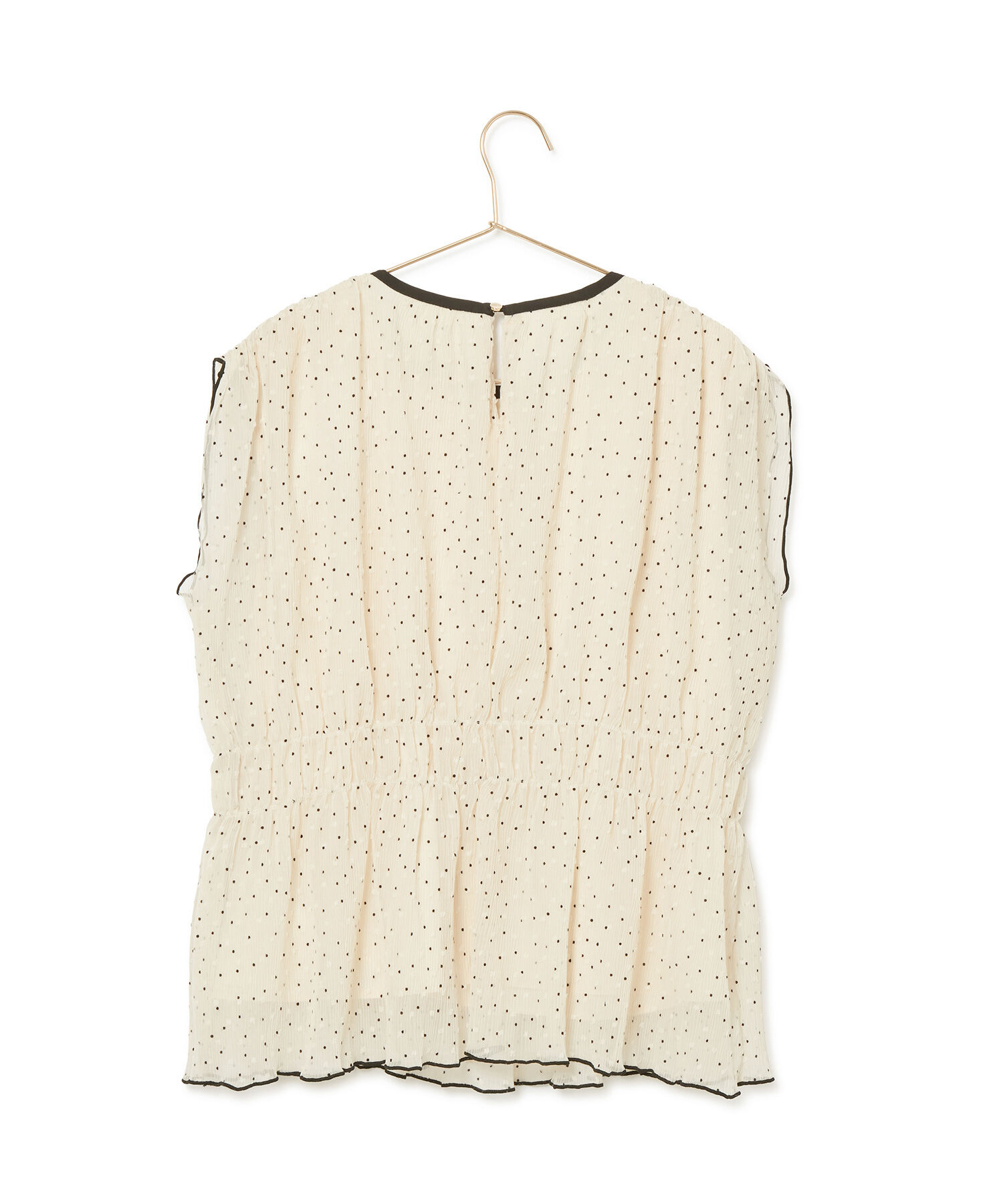 Rope&rsquo;Picnic「シャーリングドットブラウス」|シャツ・ブラウス|