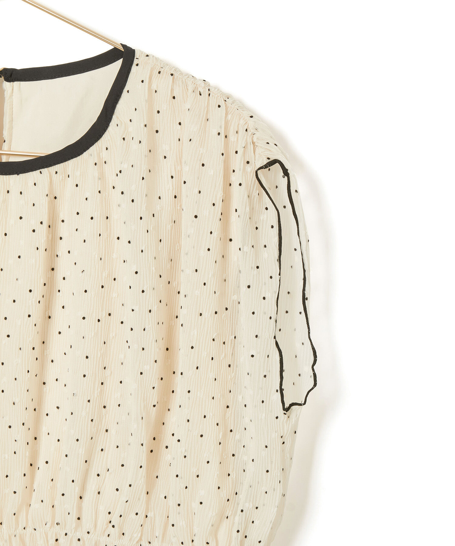 Rope&rsquo;Picnic「シャーリングドットブラウス」|シャツ・ブラウス|