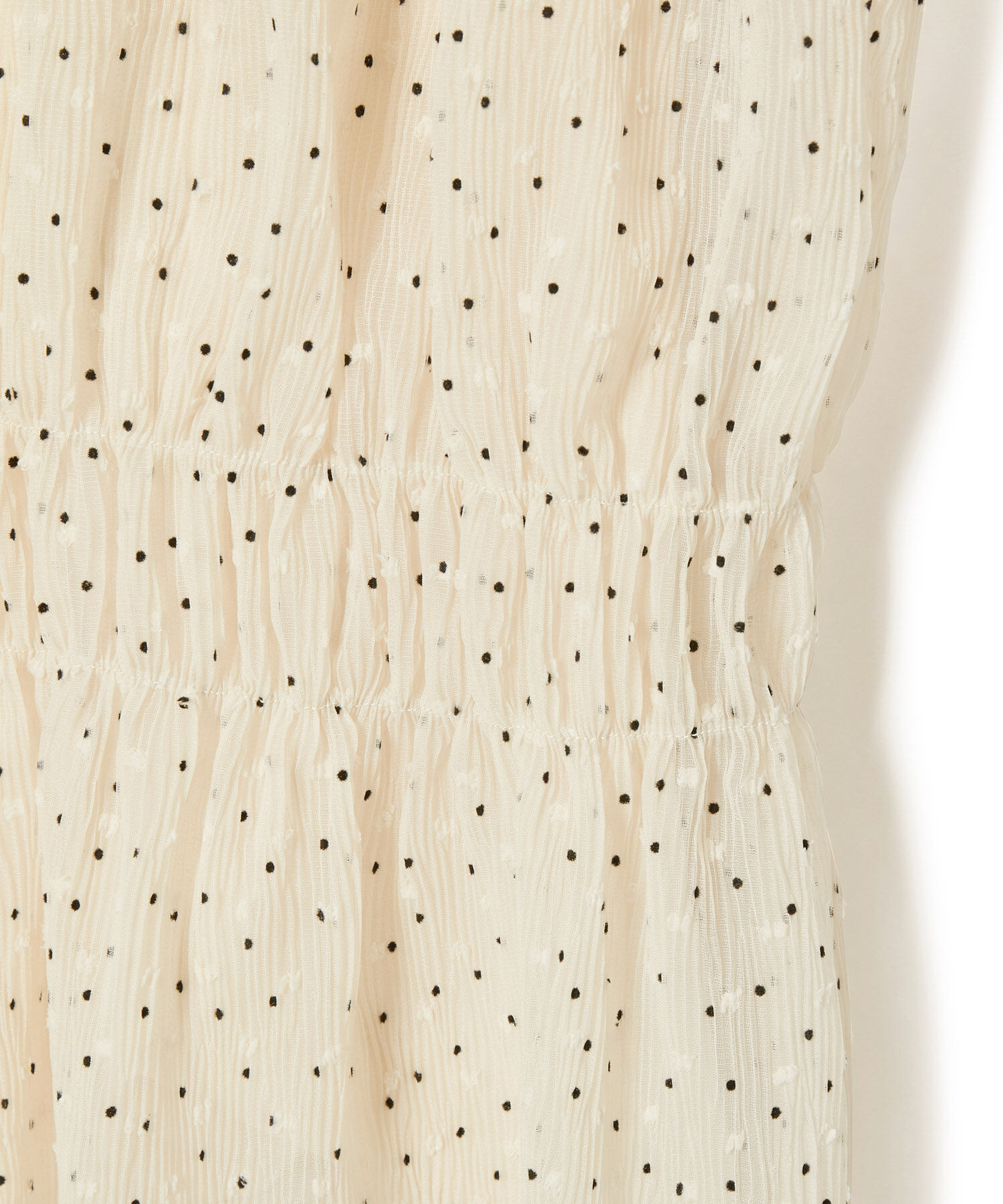 Rope&rsquo;Picnic「シャーリングドットブラウス」|シャツ・ブラウス|