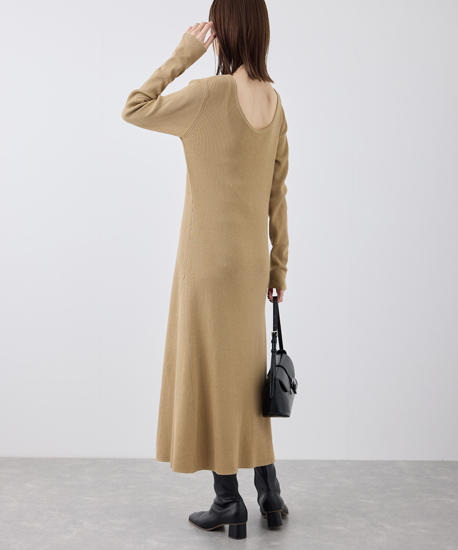 Rope&rsquo;Picnic「ラメリブニットワンピース」|ワンピース|