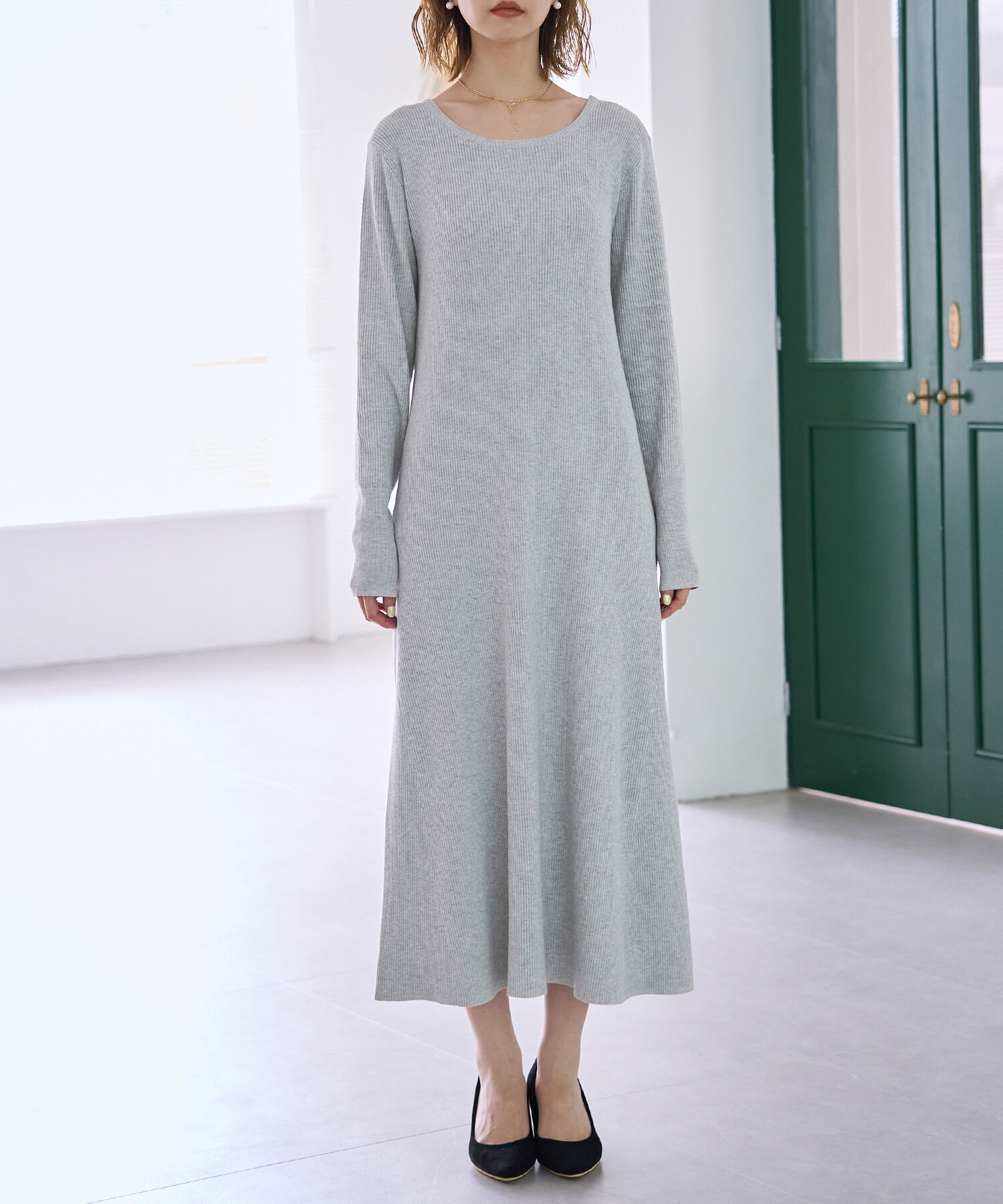 Rope&rsquo;Picnic「ラメリブニットワンピース」|ワンピース|