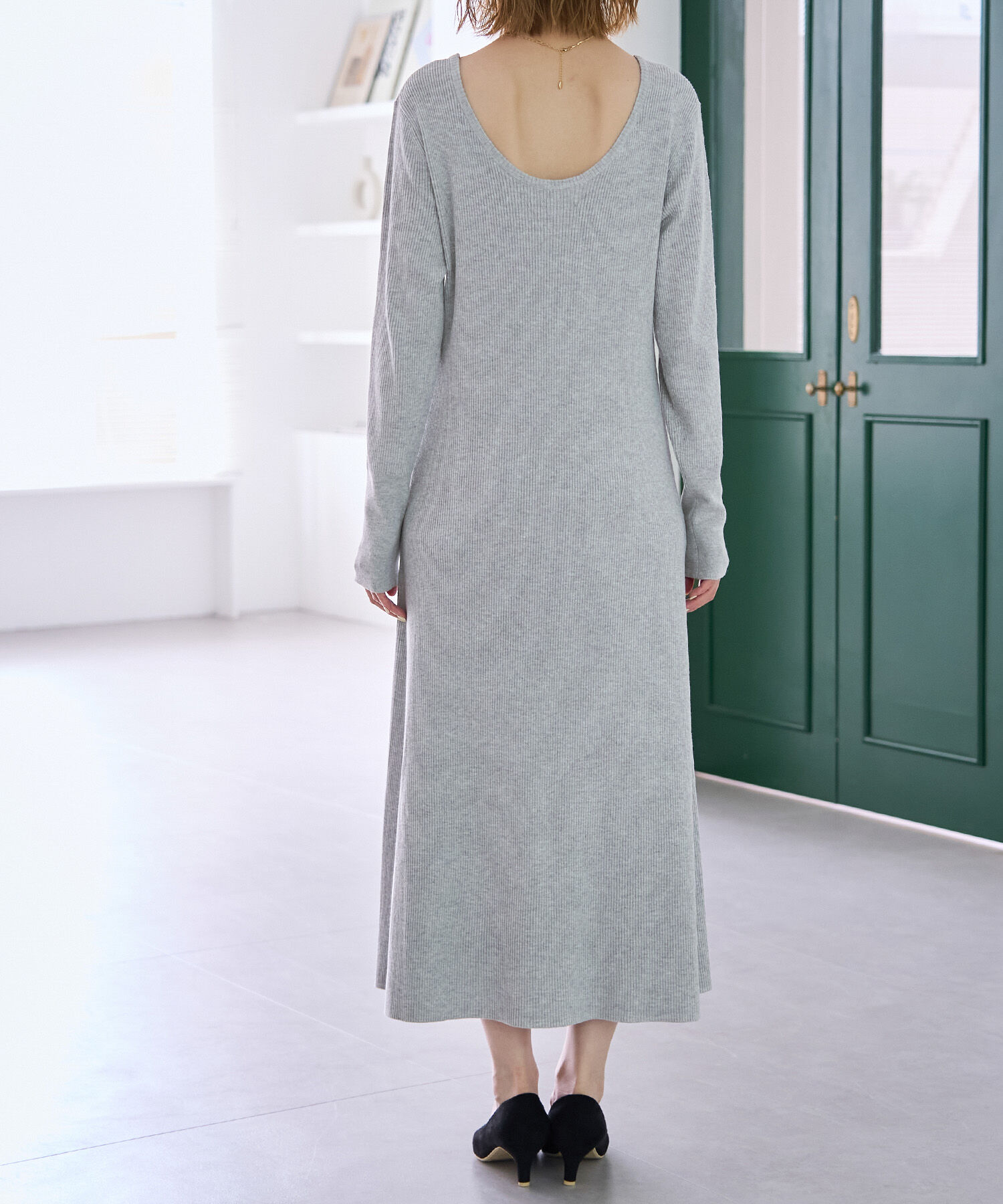 Rope&rsquo;Picnic「ラメリブニットワンピース」|ワンピース|