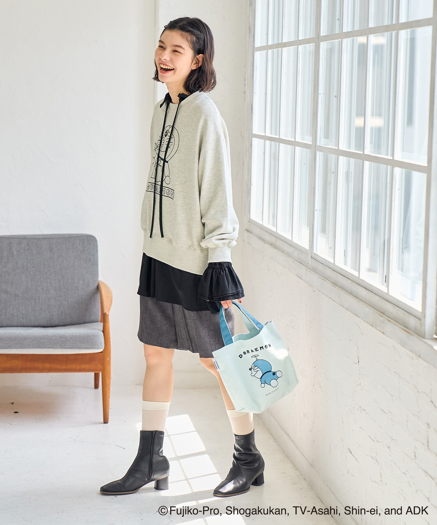 ROPE' PICNIC R「【ドラえもんコレクション】裏毛スウェット」|スウェット・ジャージ|