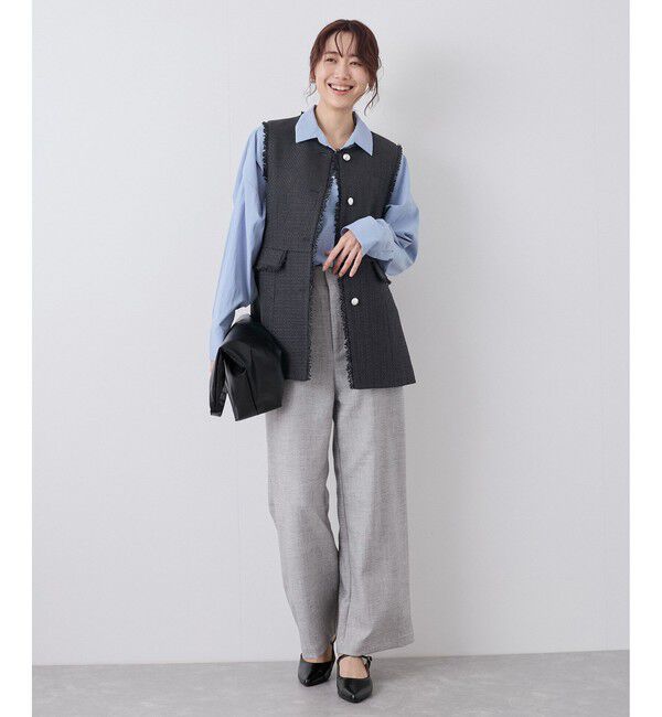 Rope&rsquo;Picnic「ツイードジレ ベスト」|ベスト・ジレ|