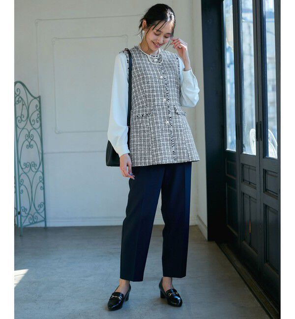 Rope&rsquo;Picnic「ツイードジレ ベスト」|ベスト・ジレ|