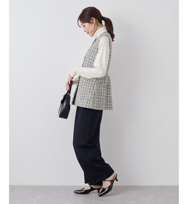 Rope&rsquo;Picnic「ツイードジレ ベスト」|ベスト・ジレ|