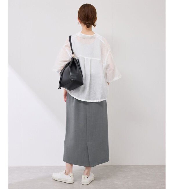 Rope&rsquo;Picnic「フロントポケットアイラインスカート」|スカート|