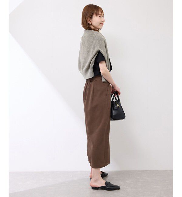 Rope&rsquo;Picnic「フロントポケットアイラインスカート」|スカート|