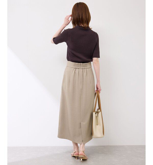 Rope&rsquo;Picnic「フロントポケットアイラインスカート」|スカート|