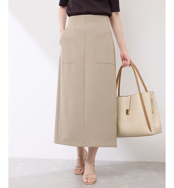 Rope&rsquo;Picnic「フロントポケットアイラインスカート」|スカート|