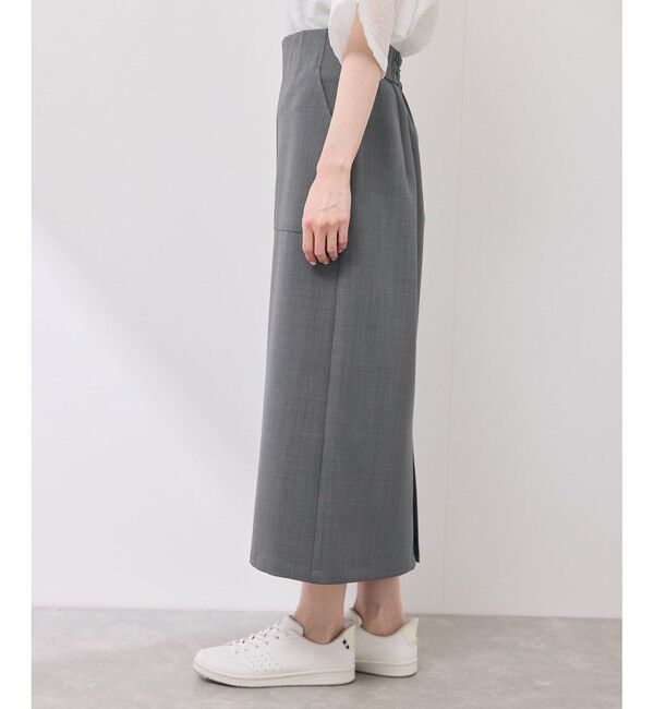 Rope&rsquo;Picnic「フロントポケットアイラインスカート」|スカート|