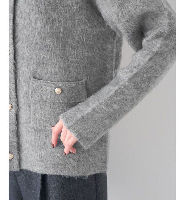 Rope&rsquo;Picnic「ダブルフェイス襟取り外し起毛カーディガン」|カーディガン|