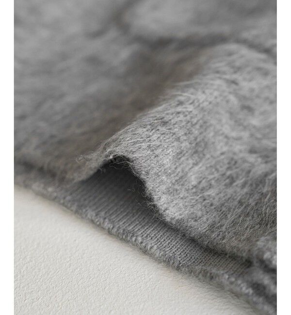 Rope&rsquo;Picnic「ダブルフェイス襟取り外し起毛カーディガン」|カーディガン|