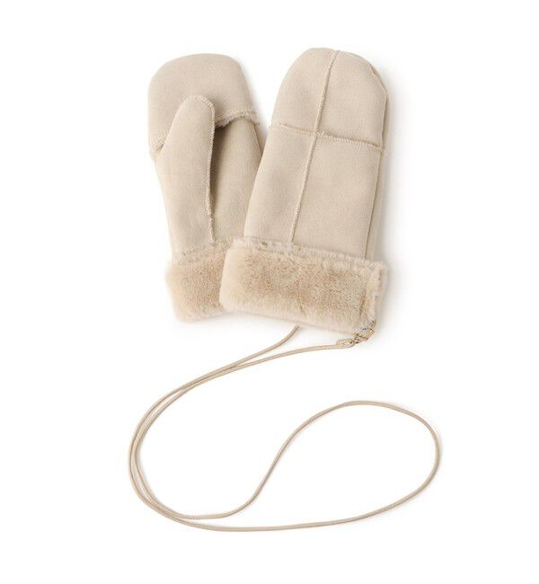 ROPE PICNIC PASSAGE「洗えるひも付きミトングローブ」|手袋|