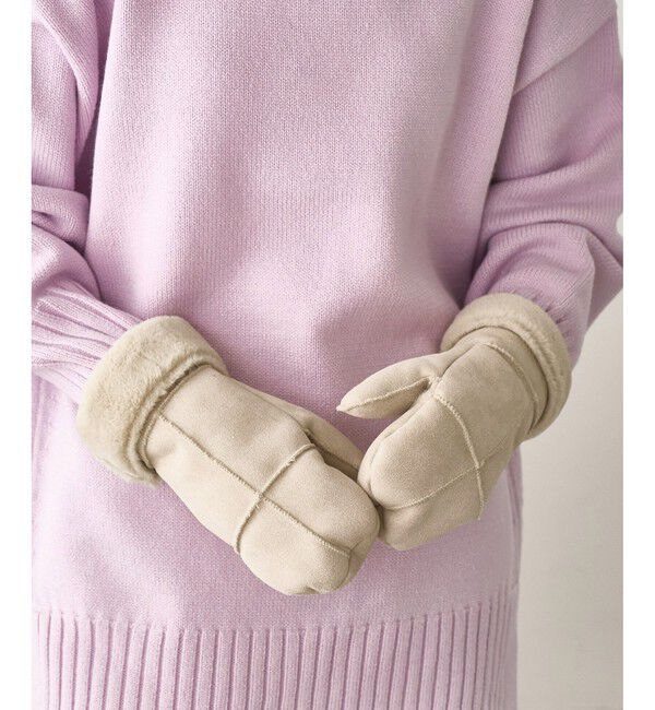 ROPE PICNIC PASSAGE「洗えるひも付きミトングローブ」|手袋|