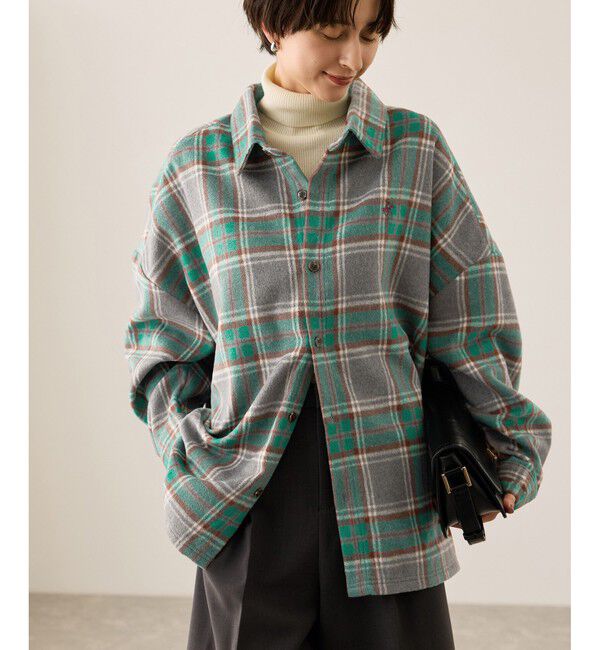 Rope&rsquo;Picnic「【BEVERLY HILLS POLO CLUB・WEB限定】シャギーチェックシャツ」|シャツ・ブラウス|