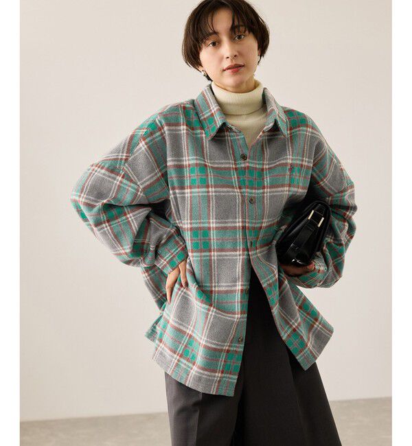 Rope&rsquo;Picnic「【BEVERLY HILLS POLO CLUB・WEB限定】シャギーチェックシャツ」|シャツ・ブラウス|