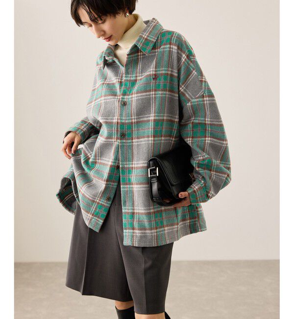 Rope&rsquo;Picnic「【BEVERLY HILLS POLO CLUB・WEB限定】シャギーチェックシャツ」|シャツ・ブラウス|