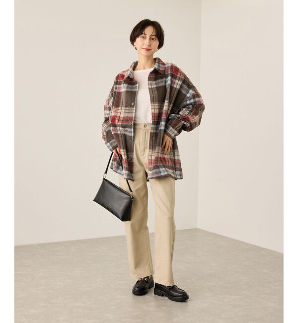 Rope&rsquo;Picnic「【BEVERLY HILLS POLO CLUB・WEB限定】シャギーチェックシャツ」|シャツ・ブラウス|