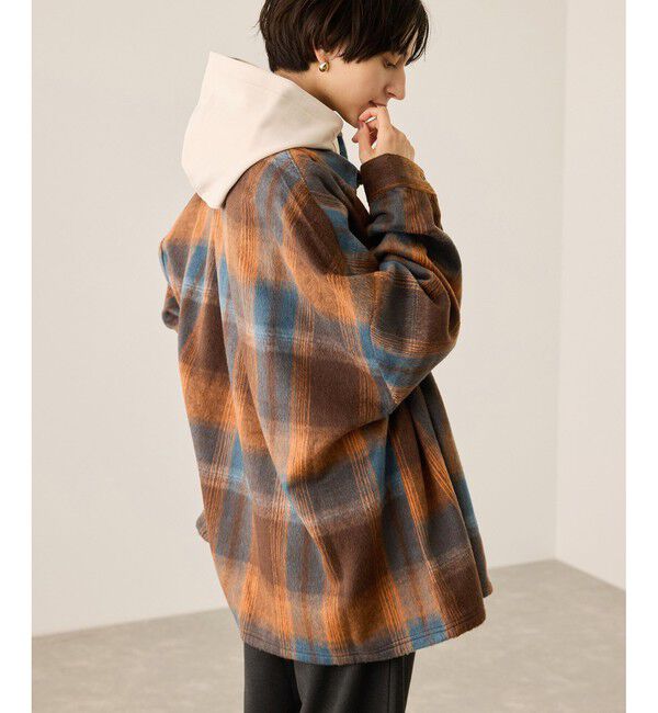 Rope&rsquo;Picnic「【BEVERLY HILLS POLO CLUB・WEB限定】シャギーチェックシャツ」|シャツ・ブラウス|